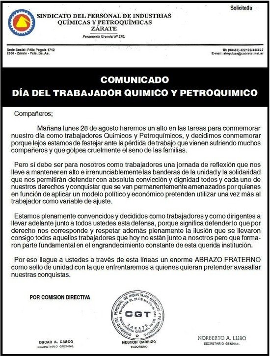 publicar solicitada en la nacion